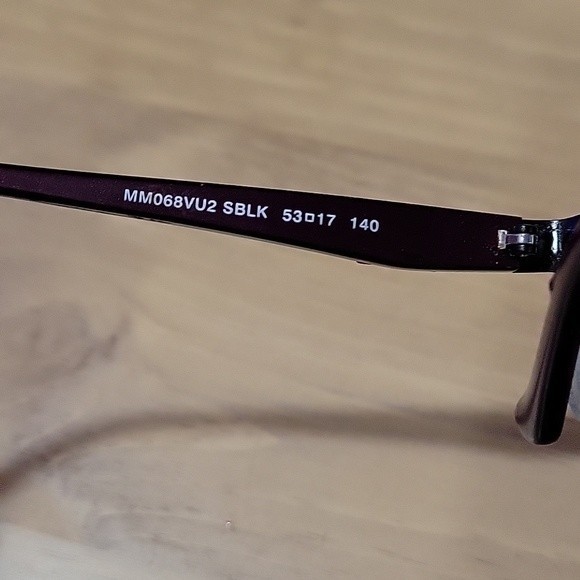 Missoni Wine Rimless Prescription Glass Frame Style Number MM068VU2 - Picture 5 of 6